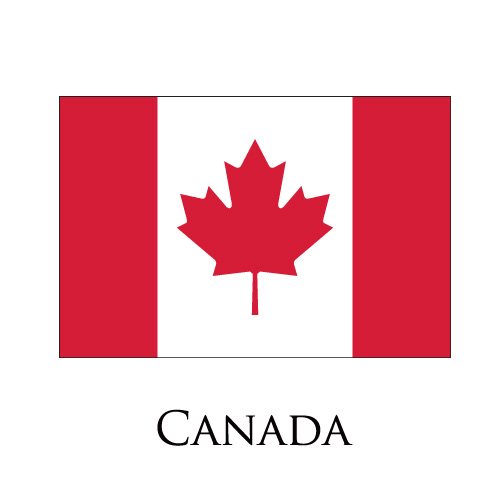 Canada flag logo cricut iron on